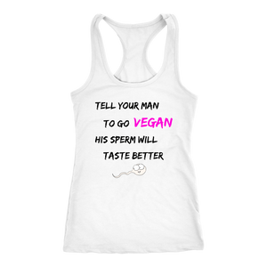 Better for your belly - Next Level Racerback Tank