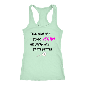 Better for your belly - Next Level Racerback Tank