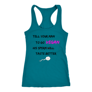 Better for your belly - Next Level Racerback Tank