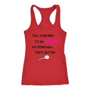 Better for your belly - Next Level Racerback Tank