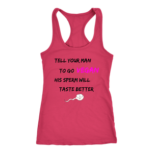 Better for your belly - Next Level Racerback Tank