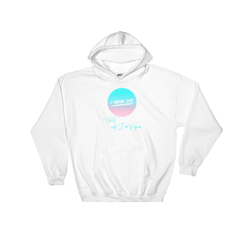 My Values - White Hooded Sweatshirt