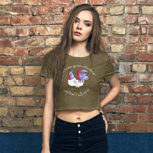 Load image into Gallery viewer, Choke your Chicken Women’s Crop Tee