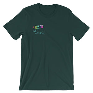 Value Life? right pocket - Short-Sleeve T-Shirt