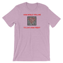 Load image into Gallery viewer, Cage free? - Short Sleeve T-Shirt