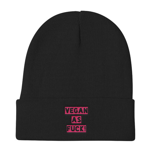 Vegan AS FUCK - nit Beanie