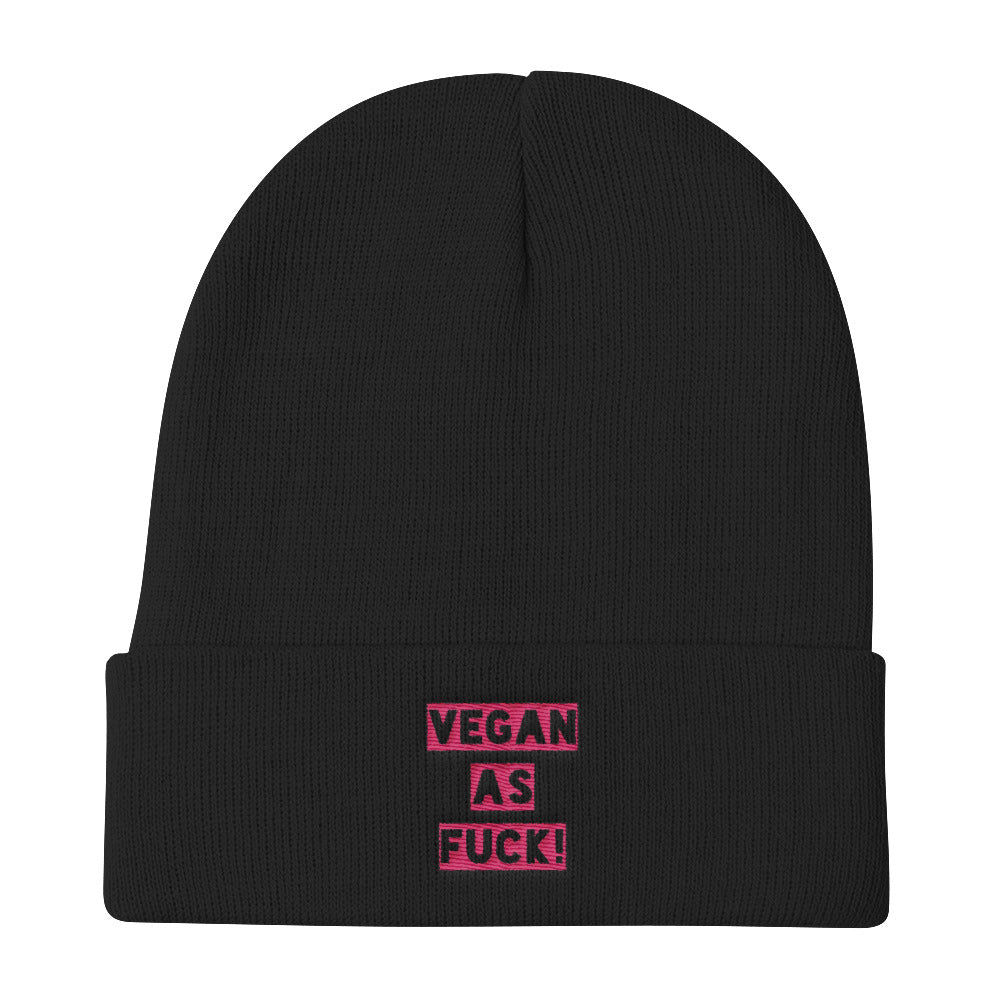 Vegan AS FUCK - nit Beanie