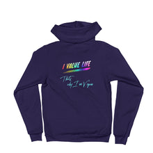 Load image into Gallery viewer, Value Life? - Hoodie zip up