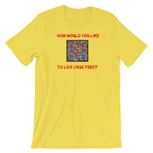 Load image into Gallery viewer, Cage free? - Short Sleeve T-Shirt