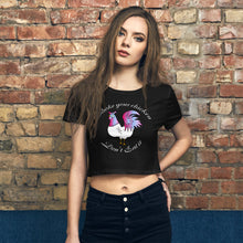 Load image into Gallery viewer, Choke your Chicken Women’s Crop Tee