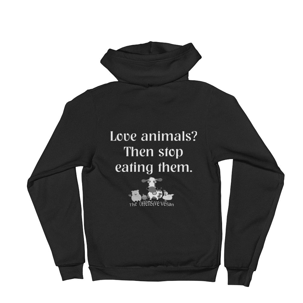 Love Animals? Zip up hoodie