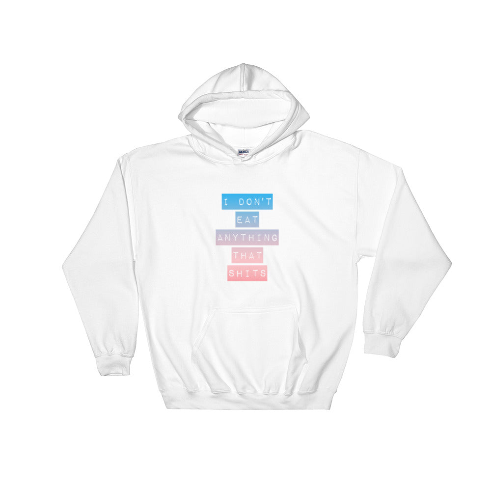 (bluepink) I don't - WhiteHooded Sweatshirt