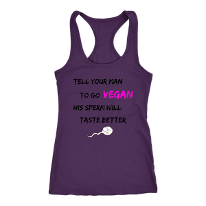 Better for your belly - Next Level Racerback Tank