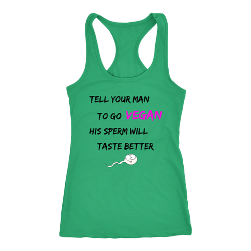 Better for your belly - Next Level Racerback Tank