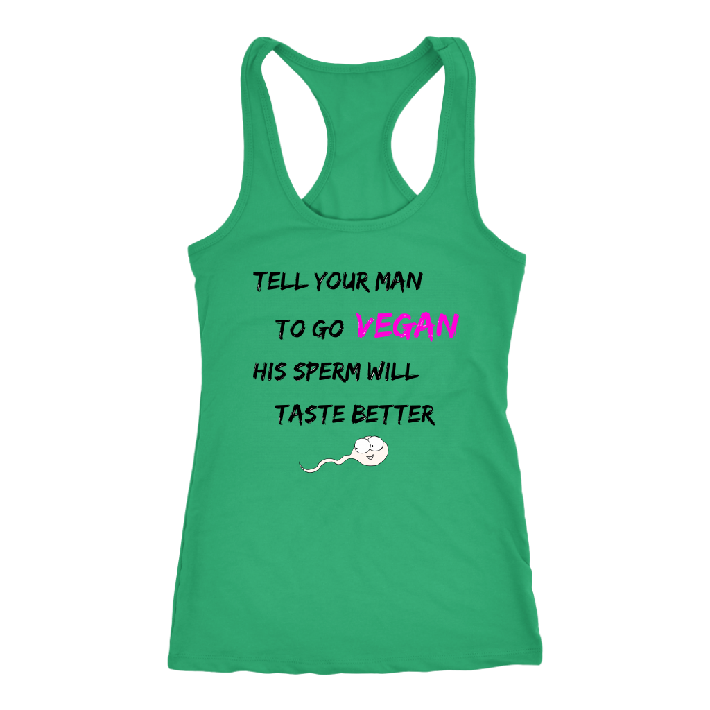 Better for your belly - Next Level Racerback Tank