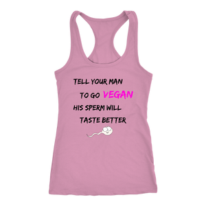 Better for your belly - Next Level Racerback Tank